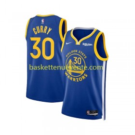 Maillot Basket Golden State Warriors Stephen Curry 30 Nike Icon Edition 2023-2024 Bleu Swingman - Homme